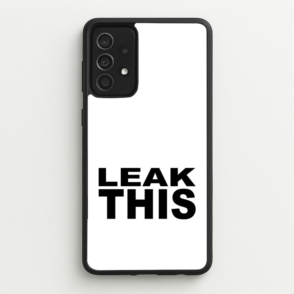 Leak This - Tate Mcrae Phone Case for Galaxy A52 / A52s