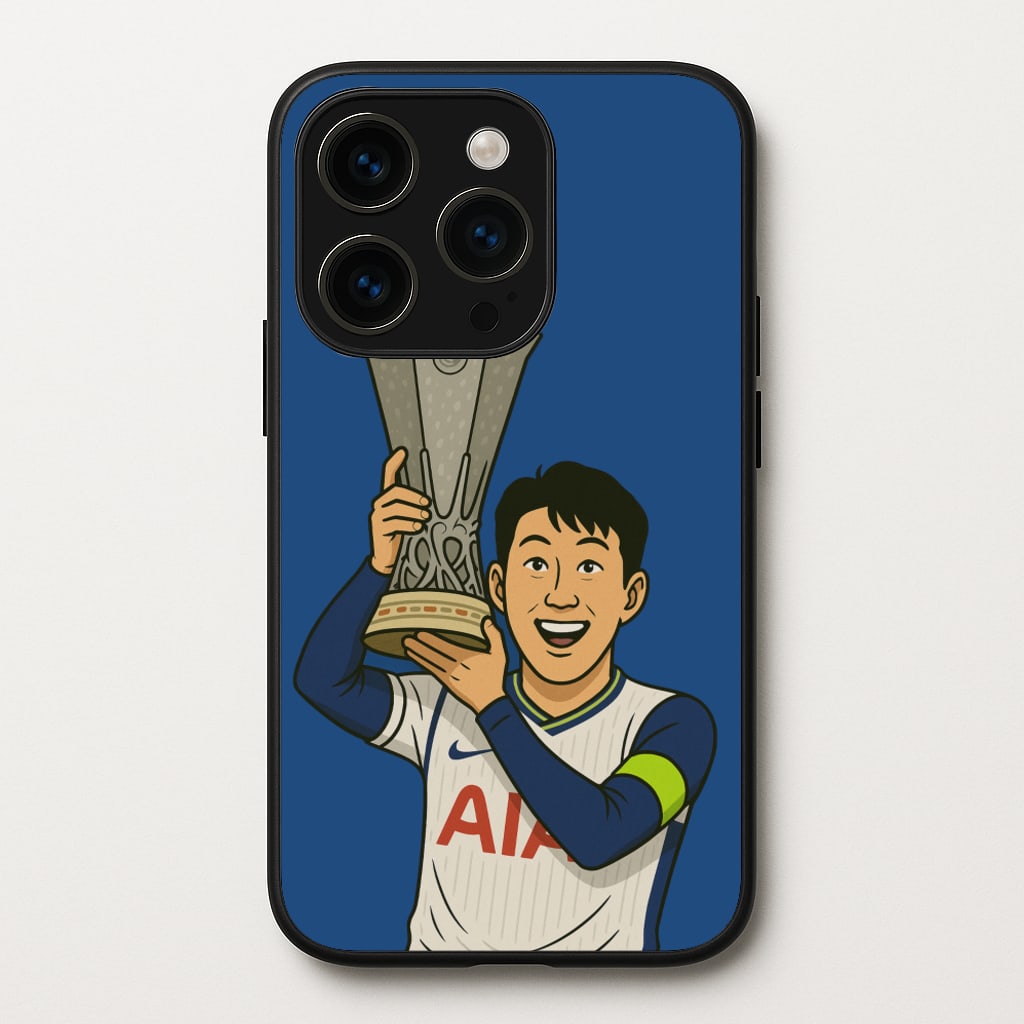 Son's Trophy Lift - Football Phone Case for iPhone 14 Pro Max
