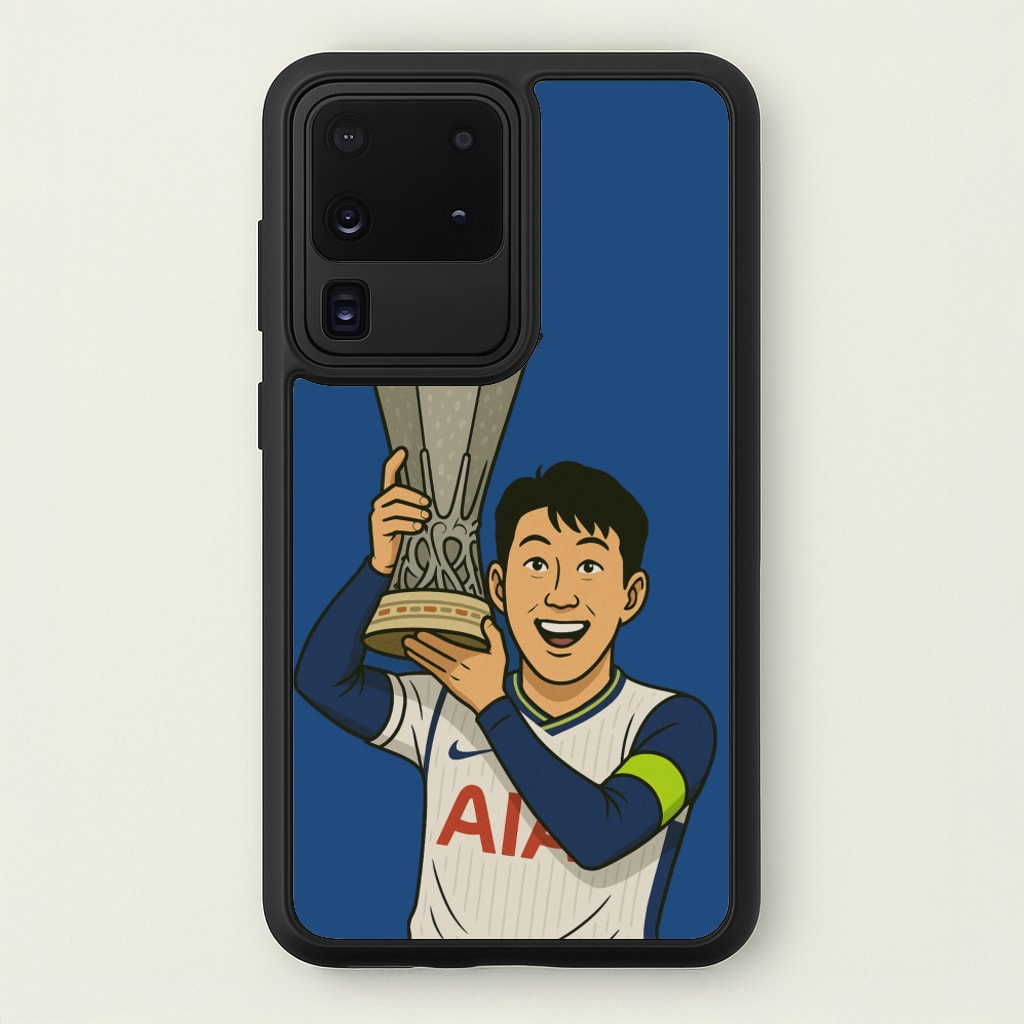 Son's Trophy Lift - Football Phone Case for Galaxy S20 Ultra