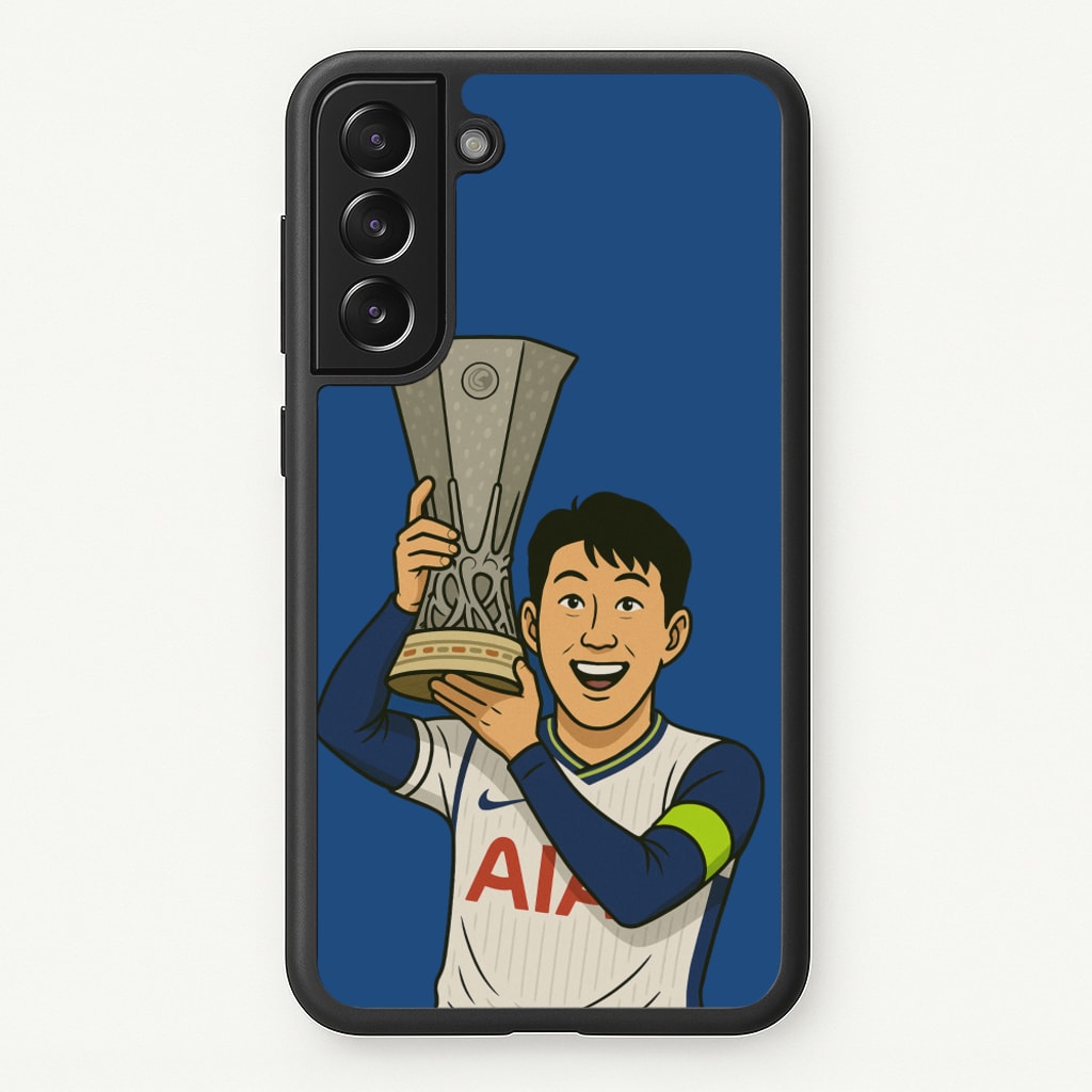 Son's Trophy Lift - Football Phone Case for Galaxy S22