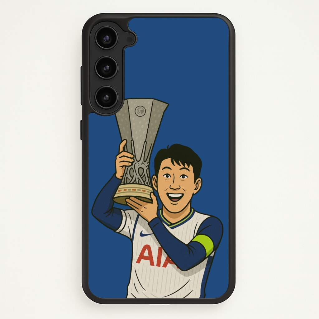 Son's Trophy Lift - Football Phone Case for Galaxy S23