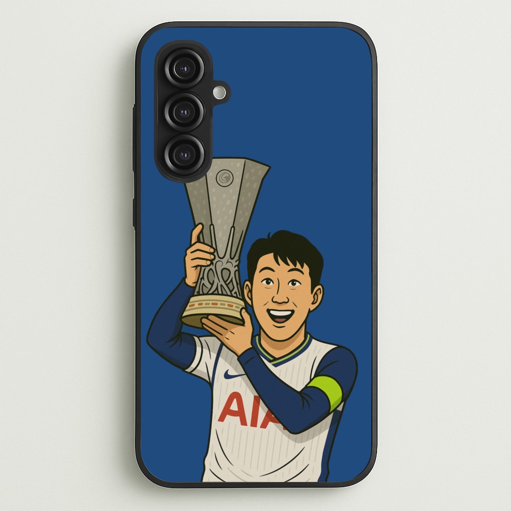 Son's Trophy Lift - Football Phone Case for Galaxy S23FE
