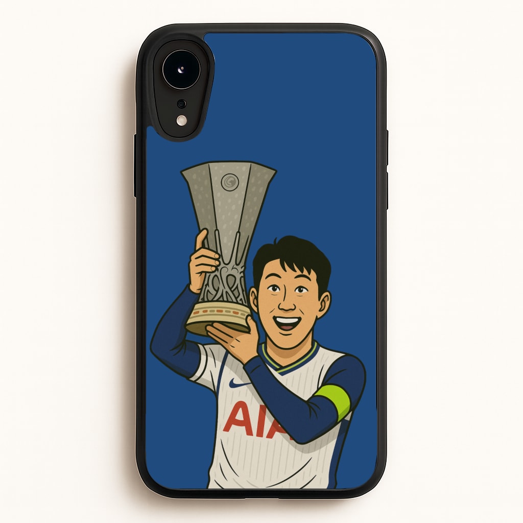 Son's Trophy Lift - Football Phone Case for iPhone XR