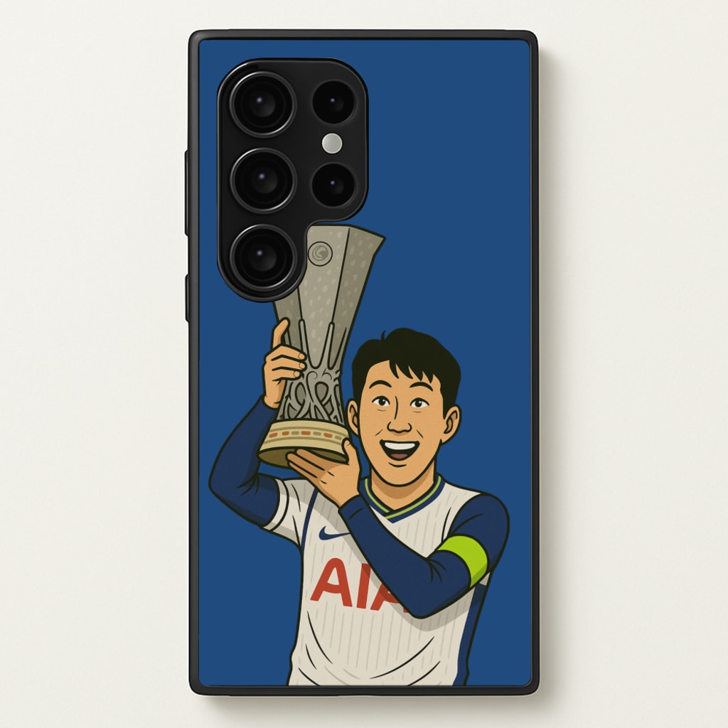 Son's Trophy Lift - Football Phone Case for Galaxy S24 Ultra