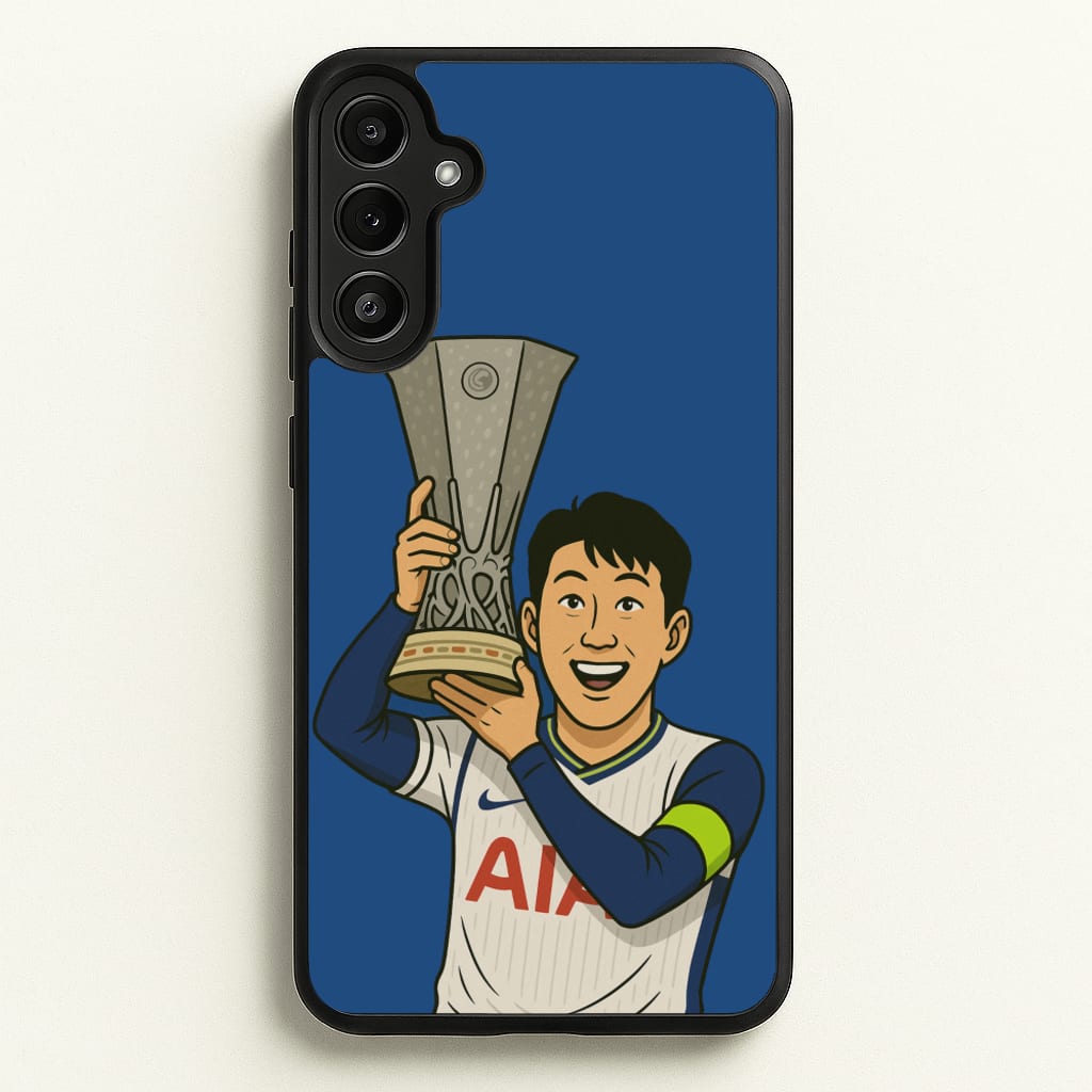 Son's Trophy Lift - Football Phone Case for Galaxy A34