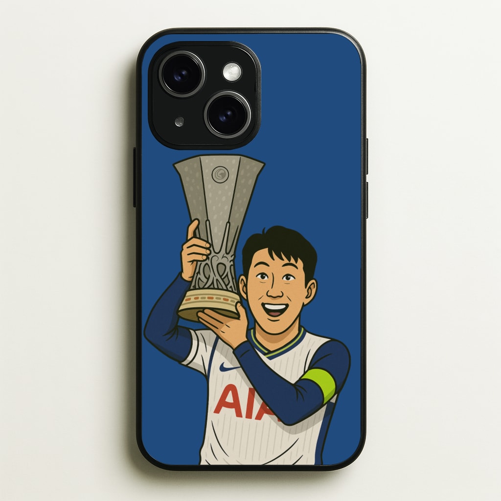 Son's Trophy Lift - Football Phone Case for iPhone 15