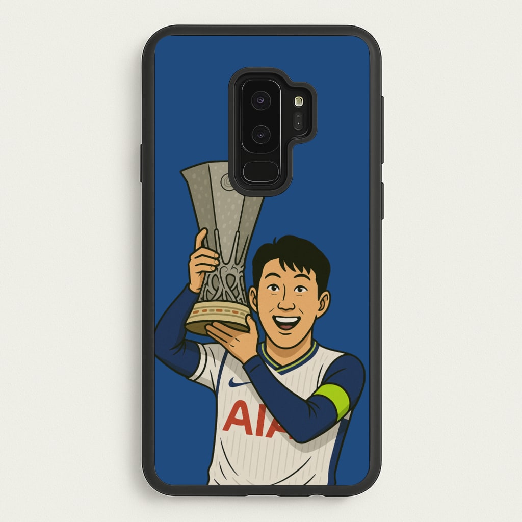 Son's Trophy Lift - Football Phone Case for Galaxy S9 Plus