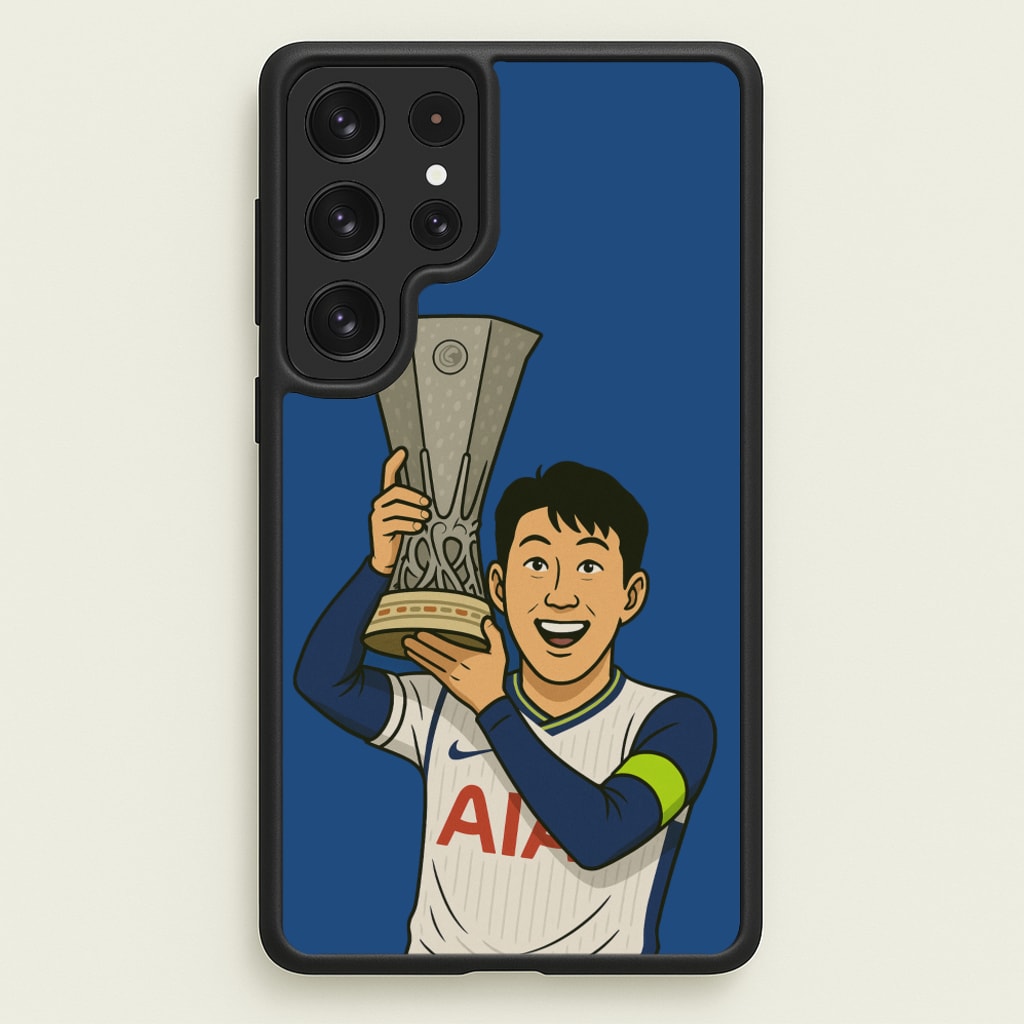 Son's Trophy Lift - Football Phone Case for Galaxy S22 Ultra