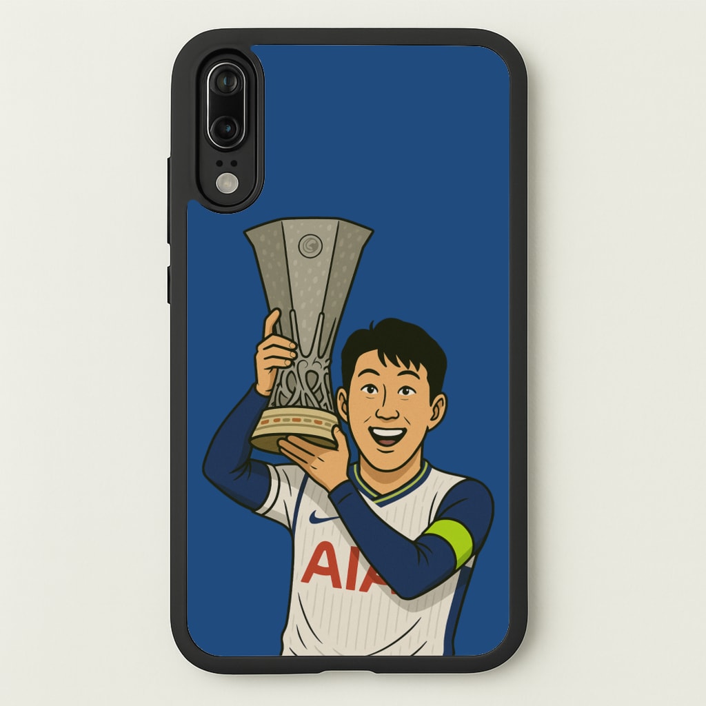Son's Trophy Lift - Football Phone Case for Huawei P20
