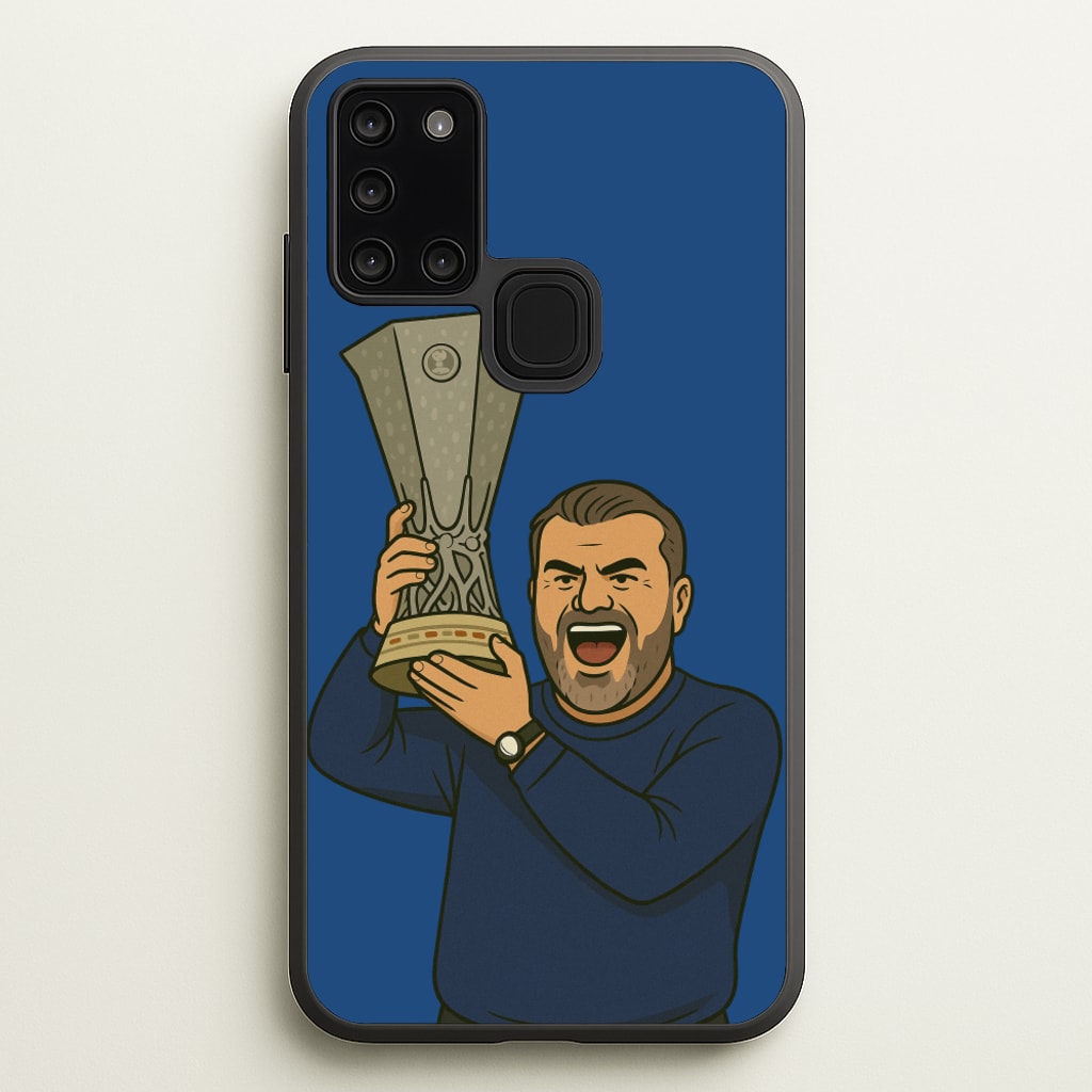 Ange's Trophy Lift - Football Phone Case for Galaxy A21s