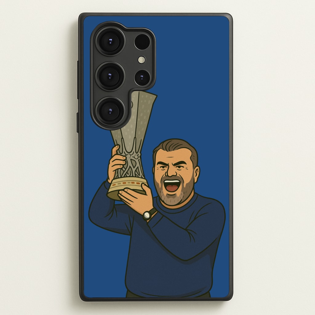 Ange's Trophy Lift - Football Phone Case for Galaxy S25 Ultra