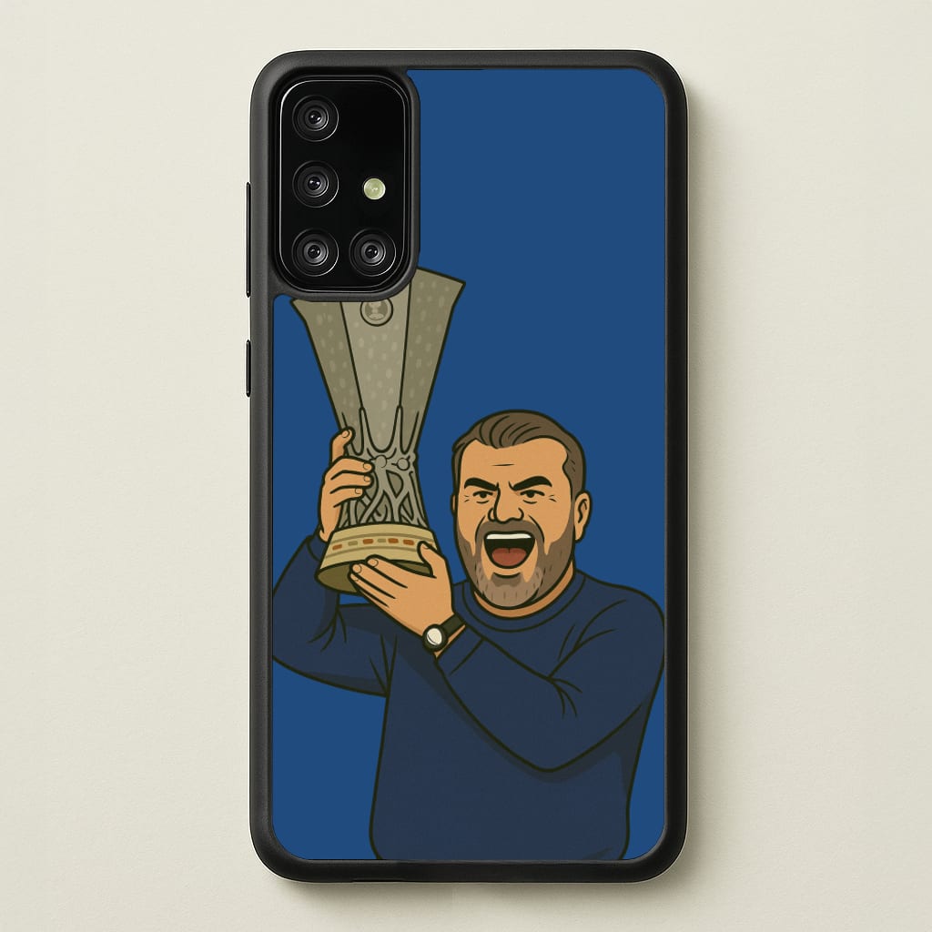 Ange's Trophy Lift - Football Phone Case for Galaxy A71
