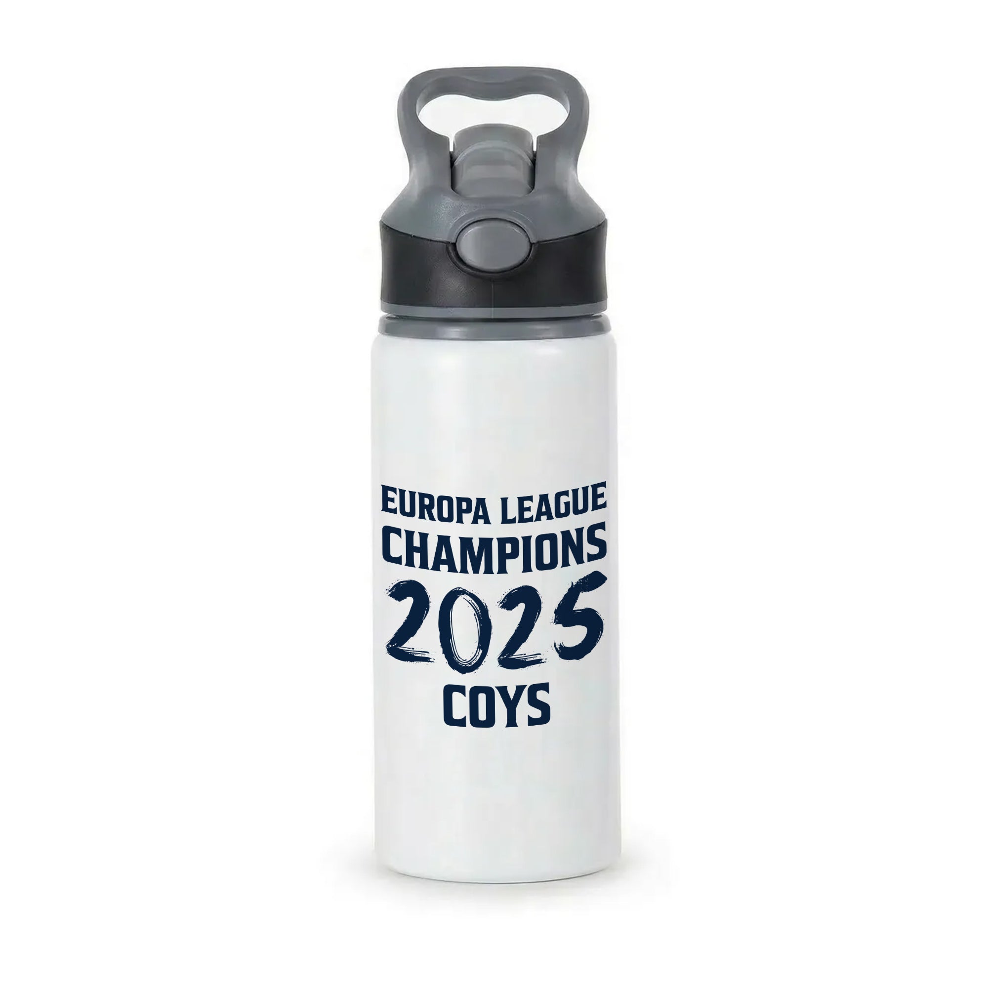 Europa League Winners 2025 - COYS Active Water Bottle - Black