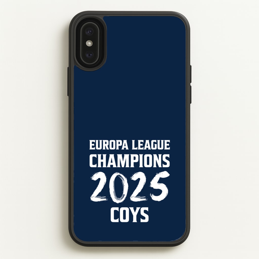 Europa League Winners 2025 - COYS - Football Phone Case for iPhone XS Max