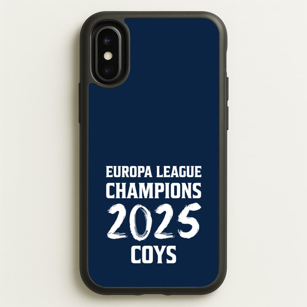 Europa League Winners 2025 - COYS - Football Phone Case for iPhone X / XS