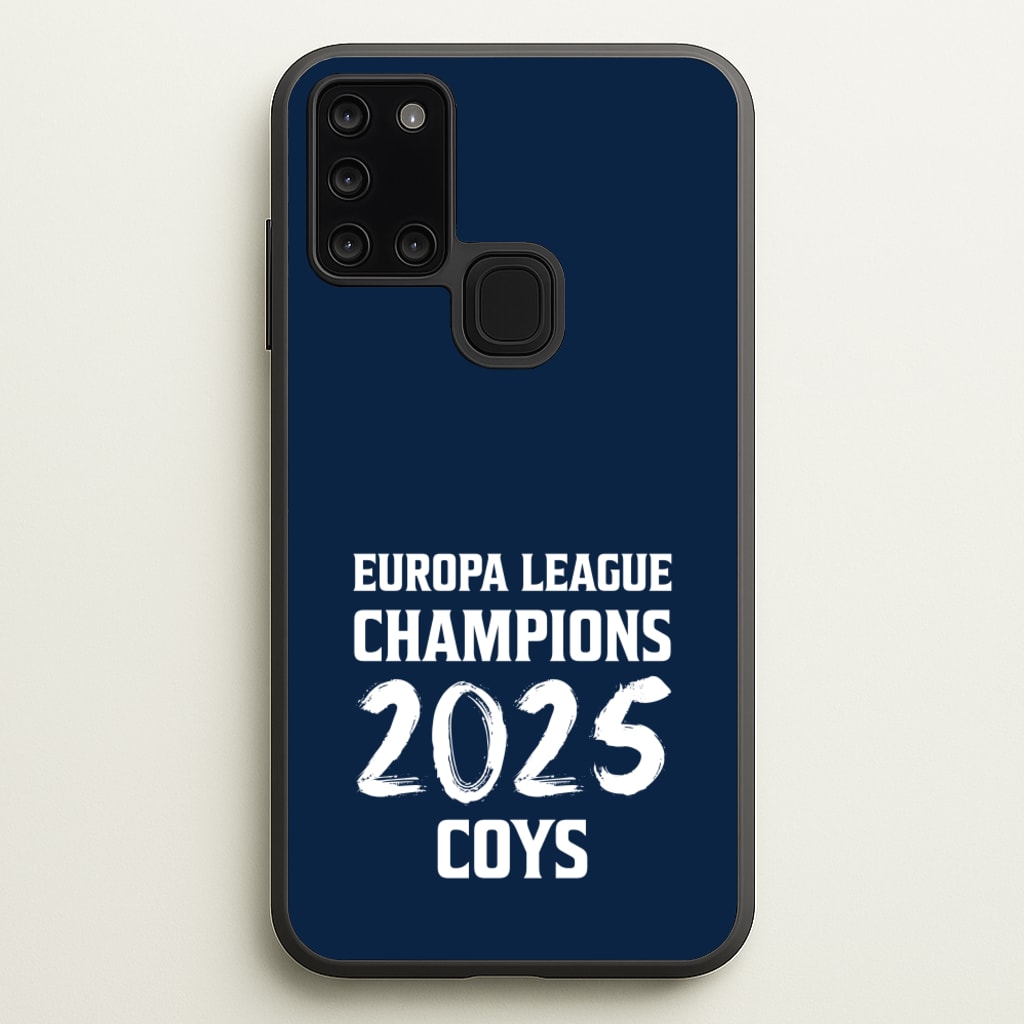 Europa League Winners 2025 - COYS - Football Phone Case for Galaxy A21s