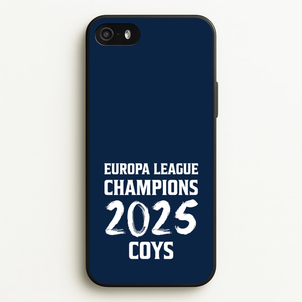 Europa League Winners 2025 - COYS - Football Phone Case for iPhone 5 / 5s / SE 2016