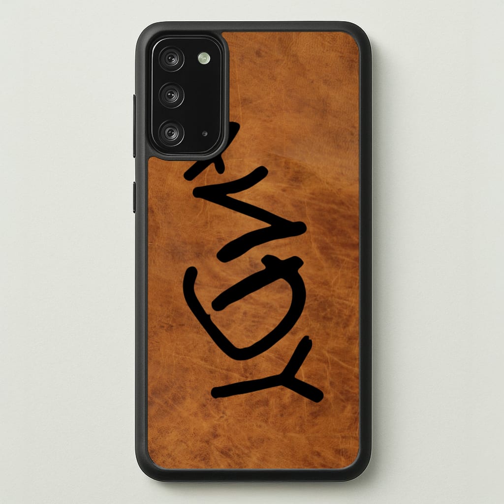 Andy Footprint - Disney Phone Case for Galaxy Note 20