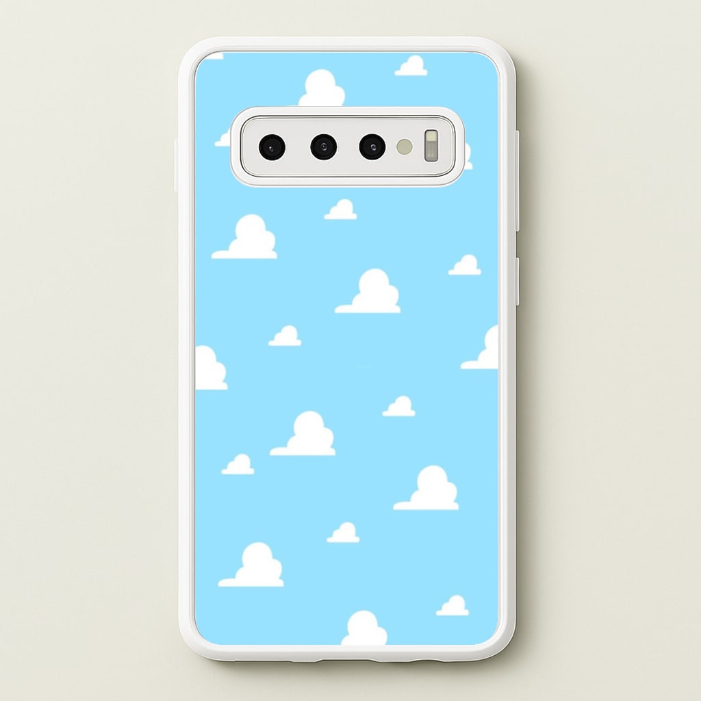 Andy's Bedroom Wallpaper - Disney Phone Case for Galaxy S10 Plus