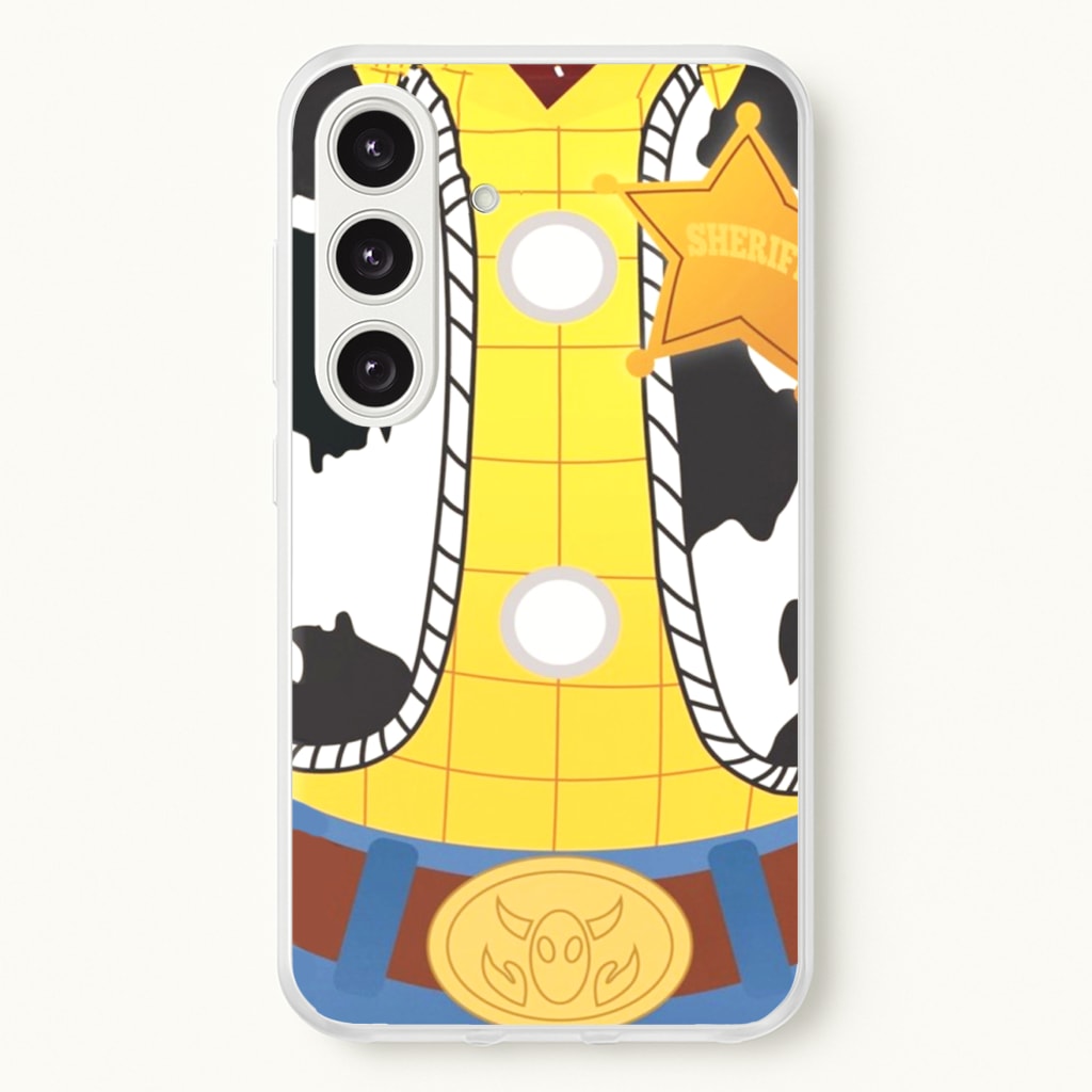 Woody Costume - Disney Phone Case for Galaxy S24 Plus