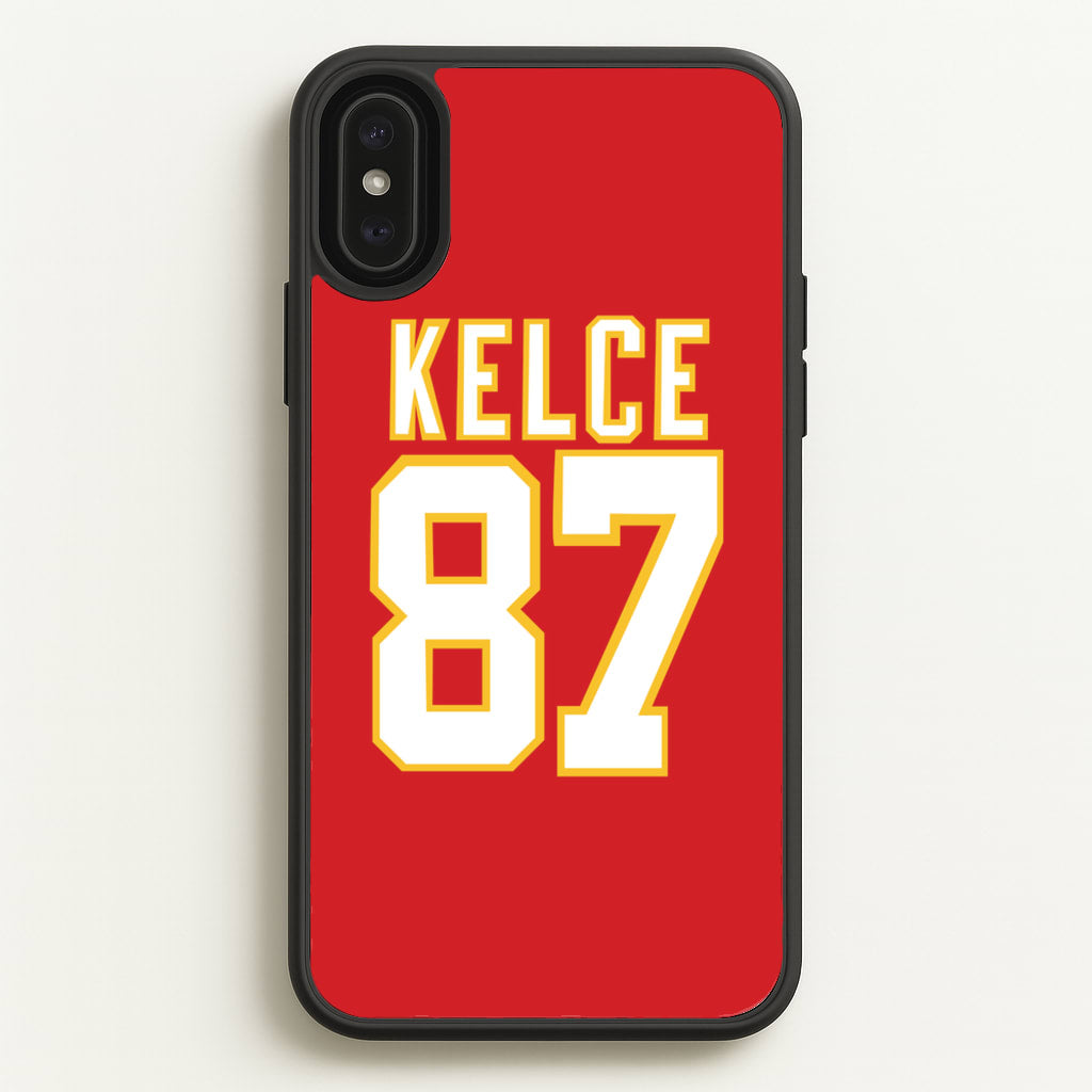 Kelce 87 - Travis - Travis Kelce Phone Case for iPhone XS Max