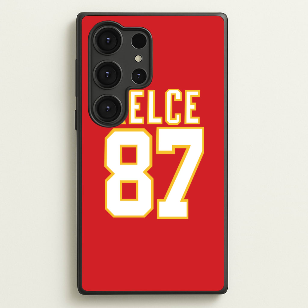 Kelce 87 - Travis - Travis Kelce Phone Case for Galaxy S25 Ultra