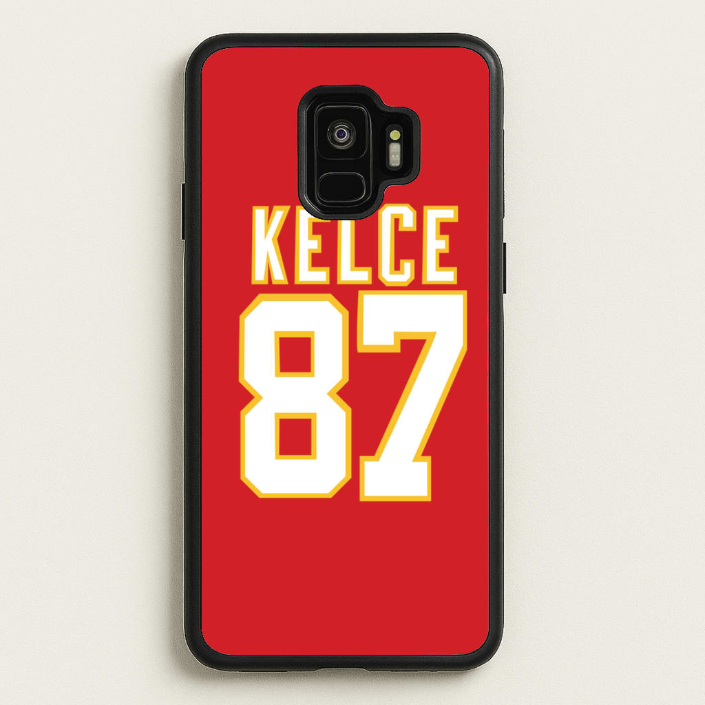 Kelce 87 - Travis - Travis Kelce Phone Case for Galaxy S9