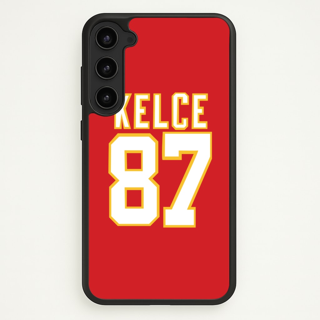 Kelce 87 - Travis - Travis Kelce Phone Case for Galaxy S23