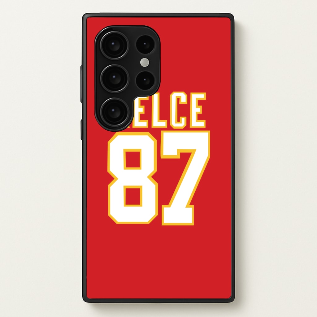 Kelce 87 - Travis - Travis Kelce Phone Case for Galaxy S24 Ultra