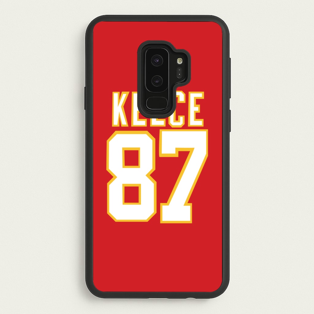 Kelce 87 - Travis - Travis Kelce Phone Case for Galaxy S9 Plus