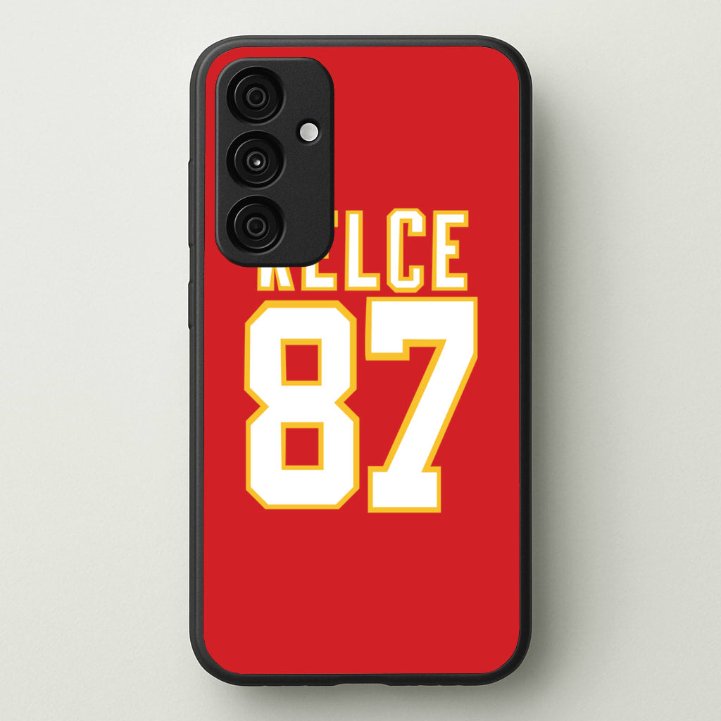 Kelce 87 - Travis - Travis Kelce Phone Case for Galaxy A55