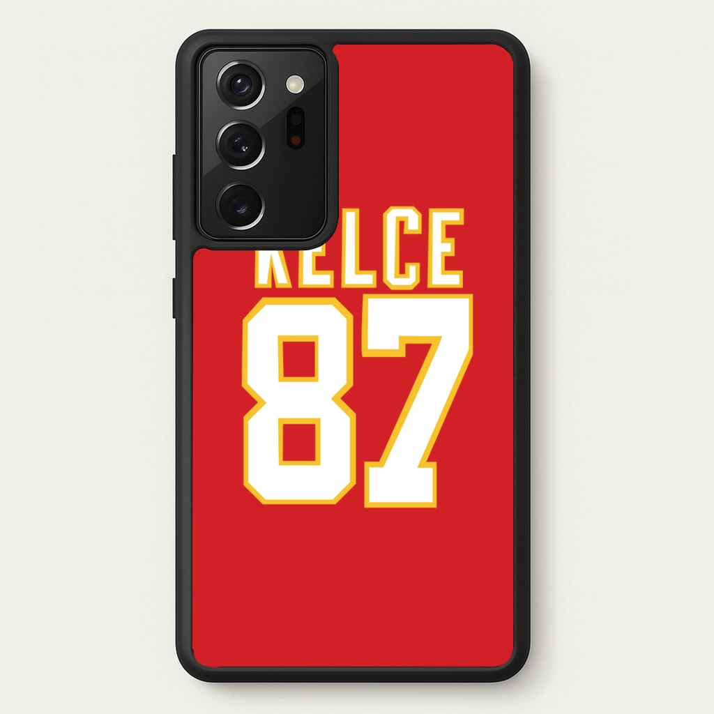 Kelce 87 - Travis - Travis Kelce Phone Case for Galaxy Note 20 Ultra