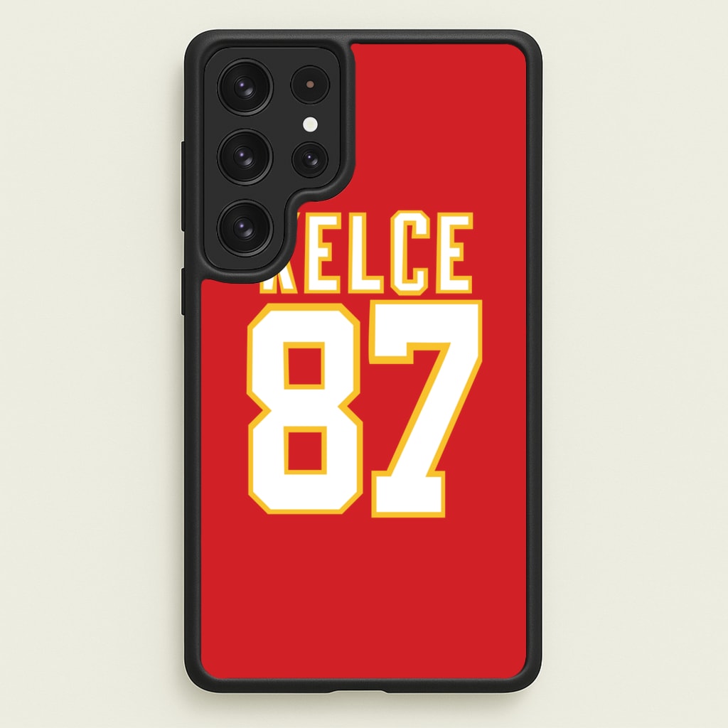 Kelce 87 - Travis - Travis Kelce Phone Case for Galaxy S22 Ultra