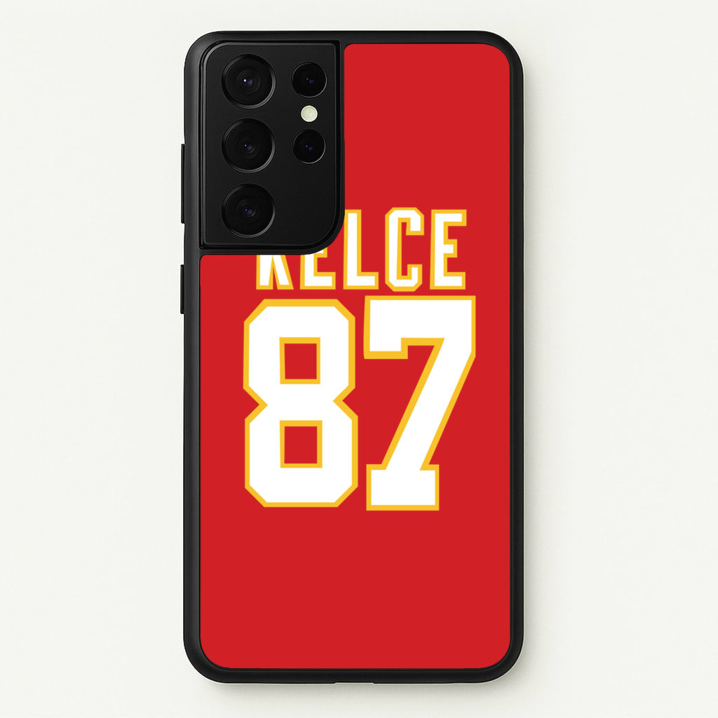 Kelce 87 - Travis - Travis Kelce Phone Case for Galaxy S21 Ultra