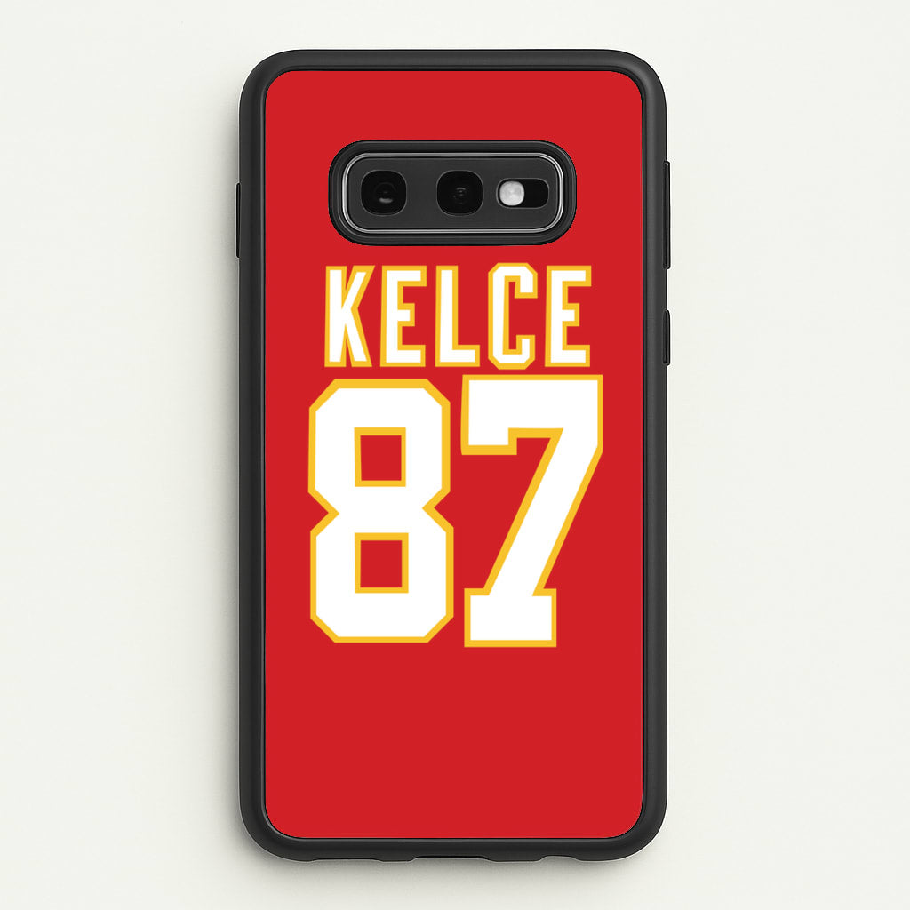 Kelce 87 - Travis - Travis Kelce Phone Case for Galaxy S10e