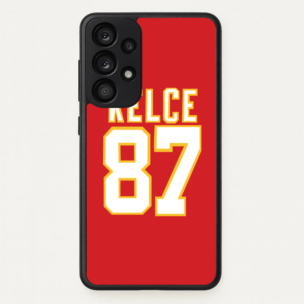 Kelce 87 - Travis - Travis Kelce Phone Case for Galaxy A53