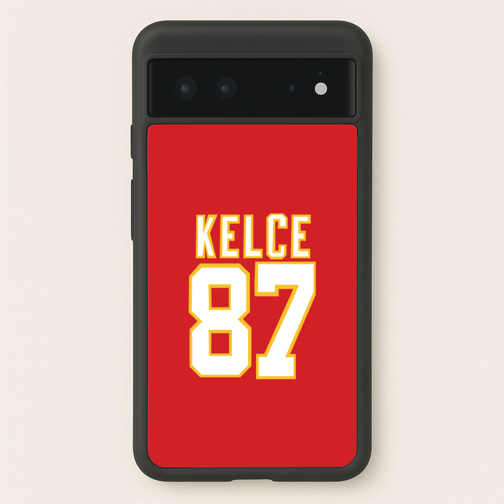 Kelce 87 - Travis - Travis Kelce Phone Case for Google Pixel 6