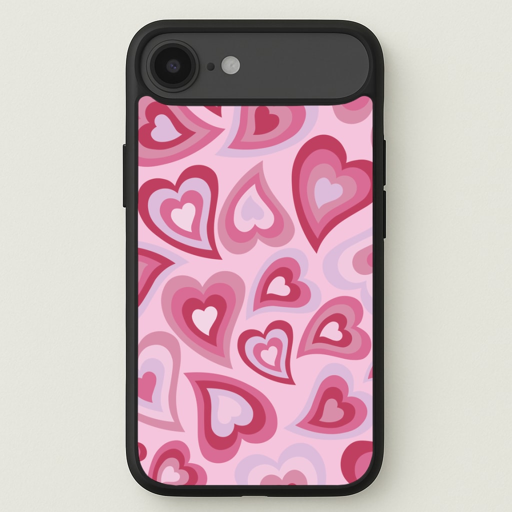Pink Hearts - Trippy Patterns Phone Case for iPhone 17 Air