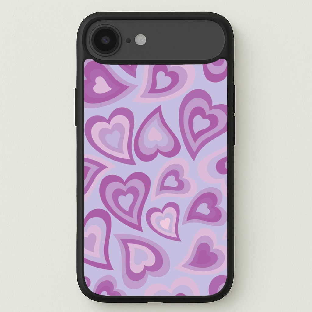 Purple Hearts - Trippy Patterns Phone Case for iPhone 17 Air