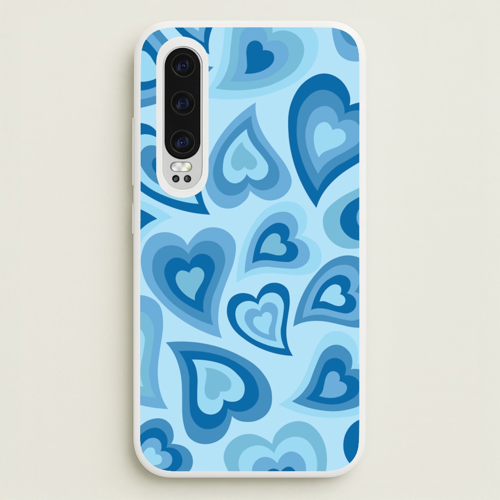 Blue Hearts - Trippy Patterns - Trippy Patterns Phone Case for Huawei P30