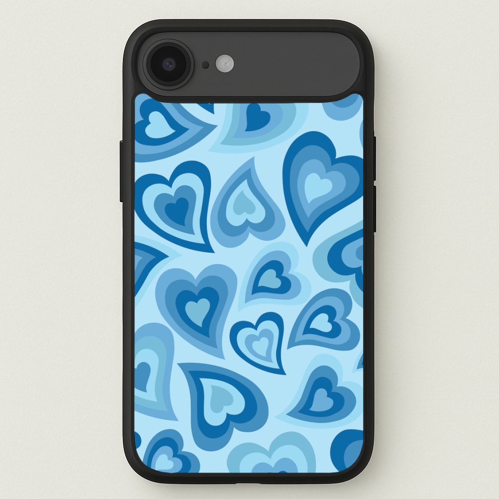 Blue Hearts - Trippy Patterns Phone Case for iPhone 17 Air