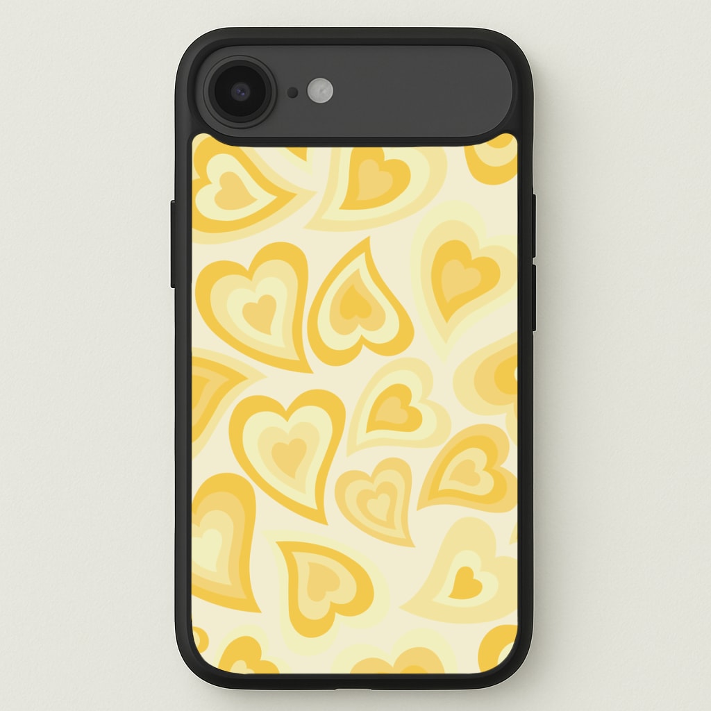 Yellow Hearts - Trippy Patterns Phone Case for iPhone 17 Air