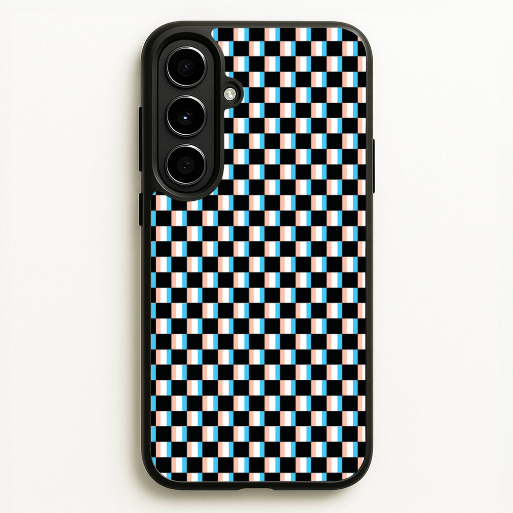 3D Squares - Trippy Patterns - Trippy Patterns Phone Case for Galaxy A56