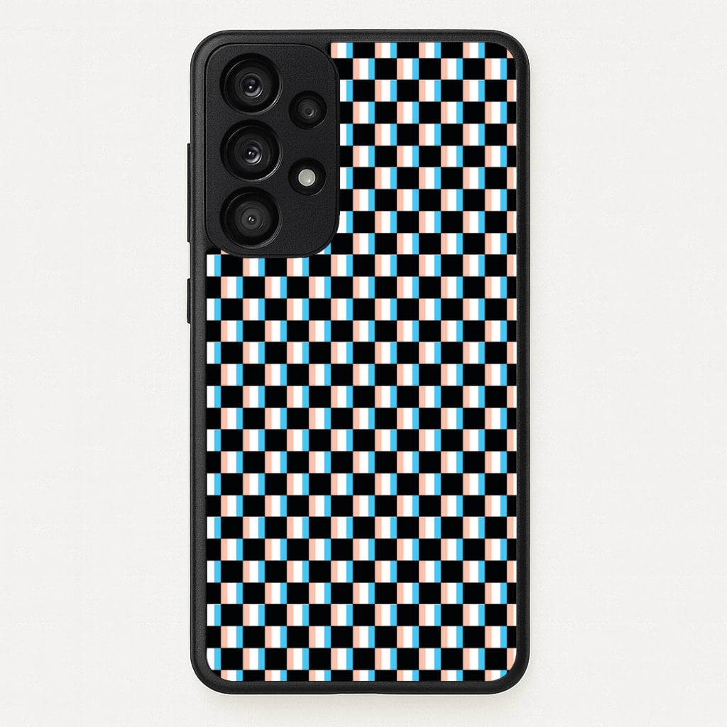 3D Squares - Trippy Patterns - Trippy Patterns Phone Case for Galaxy A53