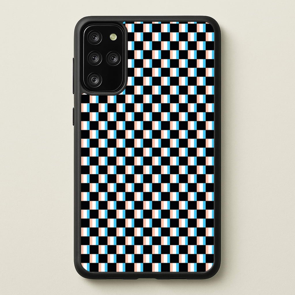 3D Squares - Trippy Patterns - Trippy Patterns Phone Case for Galaxy S20 Plus
