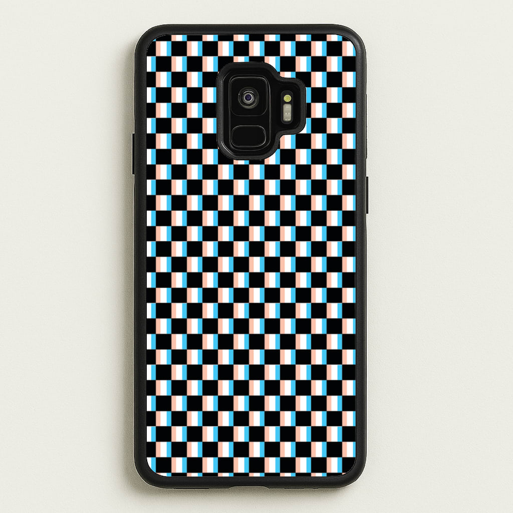 3D Squares - Trippy Patterns - Trippy Patterns Phone Case for Galaxy S9
