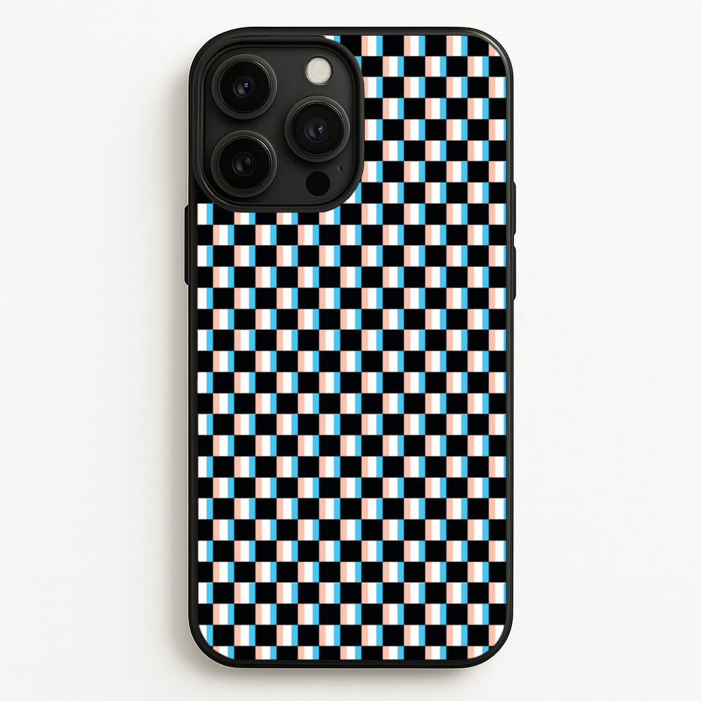 3D Squares - Trippy Patterns - Trippy Patterns Phone Case for iPhone 13 Pro Max
