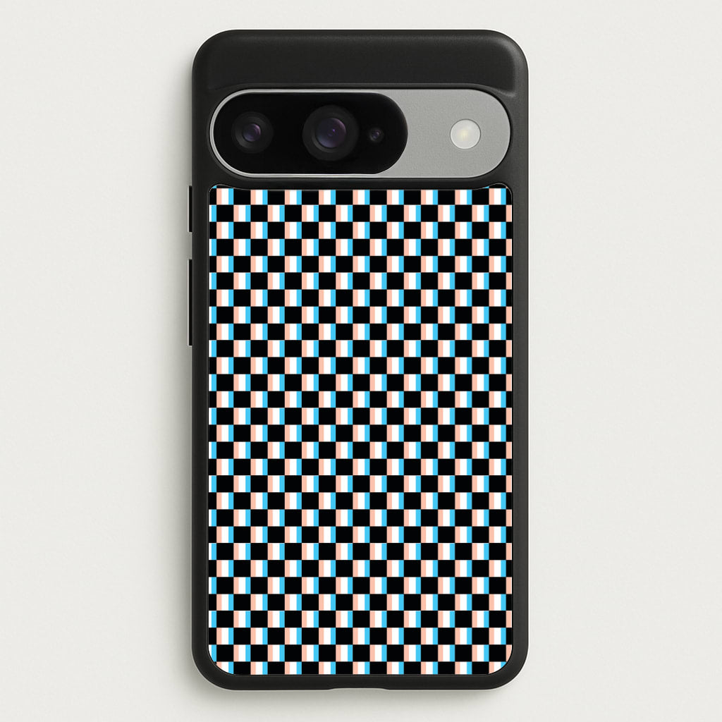 3D Squares - Trippy Patterns Phone Case for Google Pixel 10 / 10 Pro