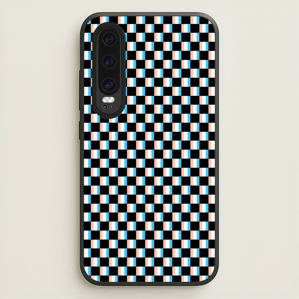 3D Squares - Trippy Patterns - Trippy Patterns Phone Case for Huawei P30