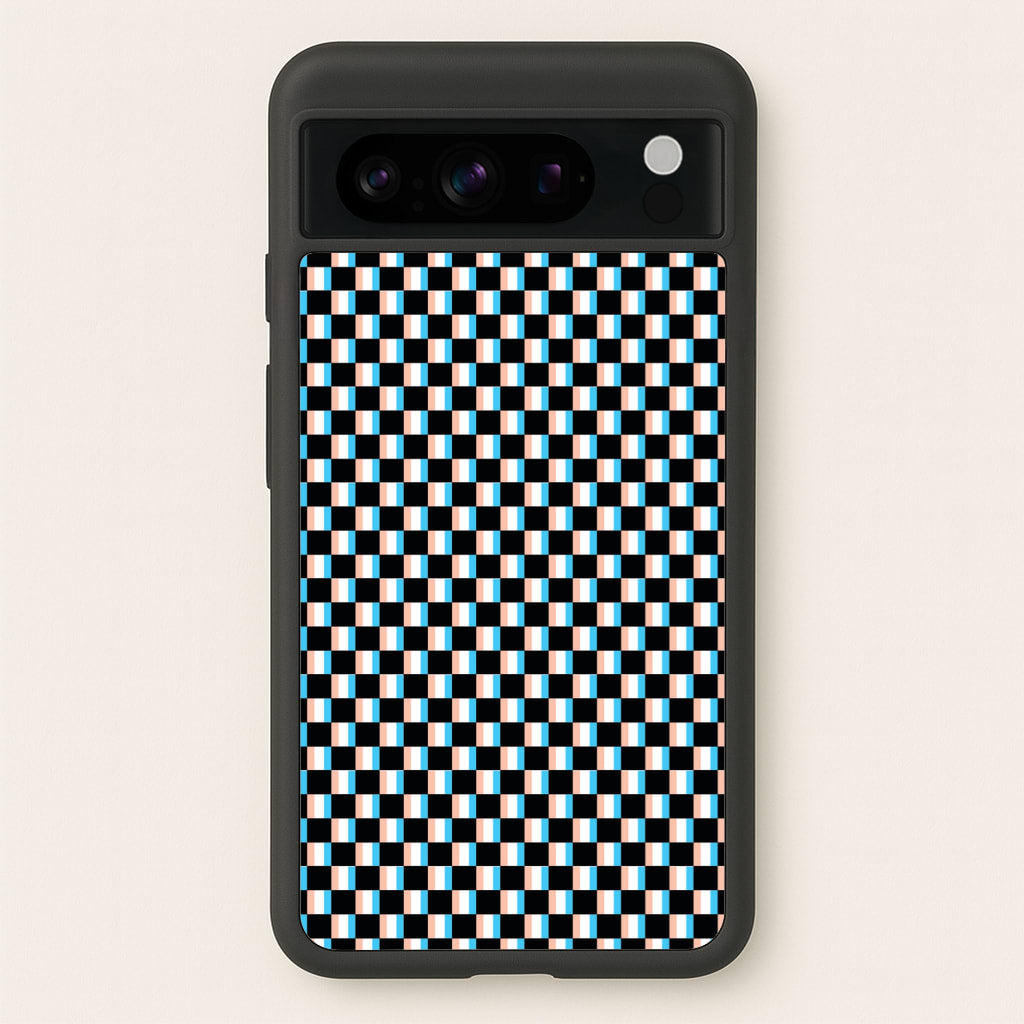 3D Squares - Trippy Patterns - Trippy Patterns Phone Case for Google Pixel 8 Pro